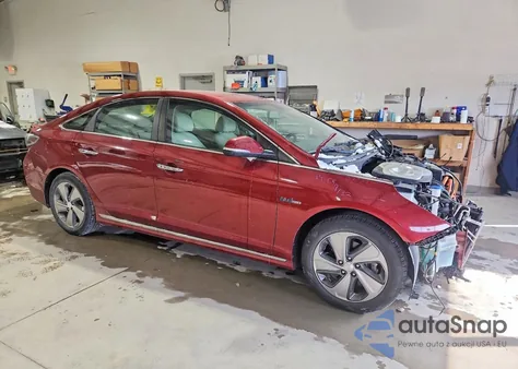 2017 Hyundai Sonata Hybrid из США, поврежденный, VIN KMHE34L37HA068937